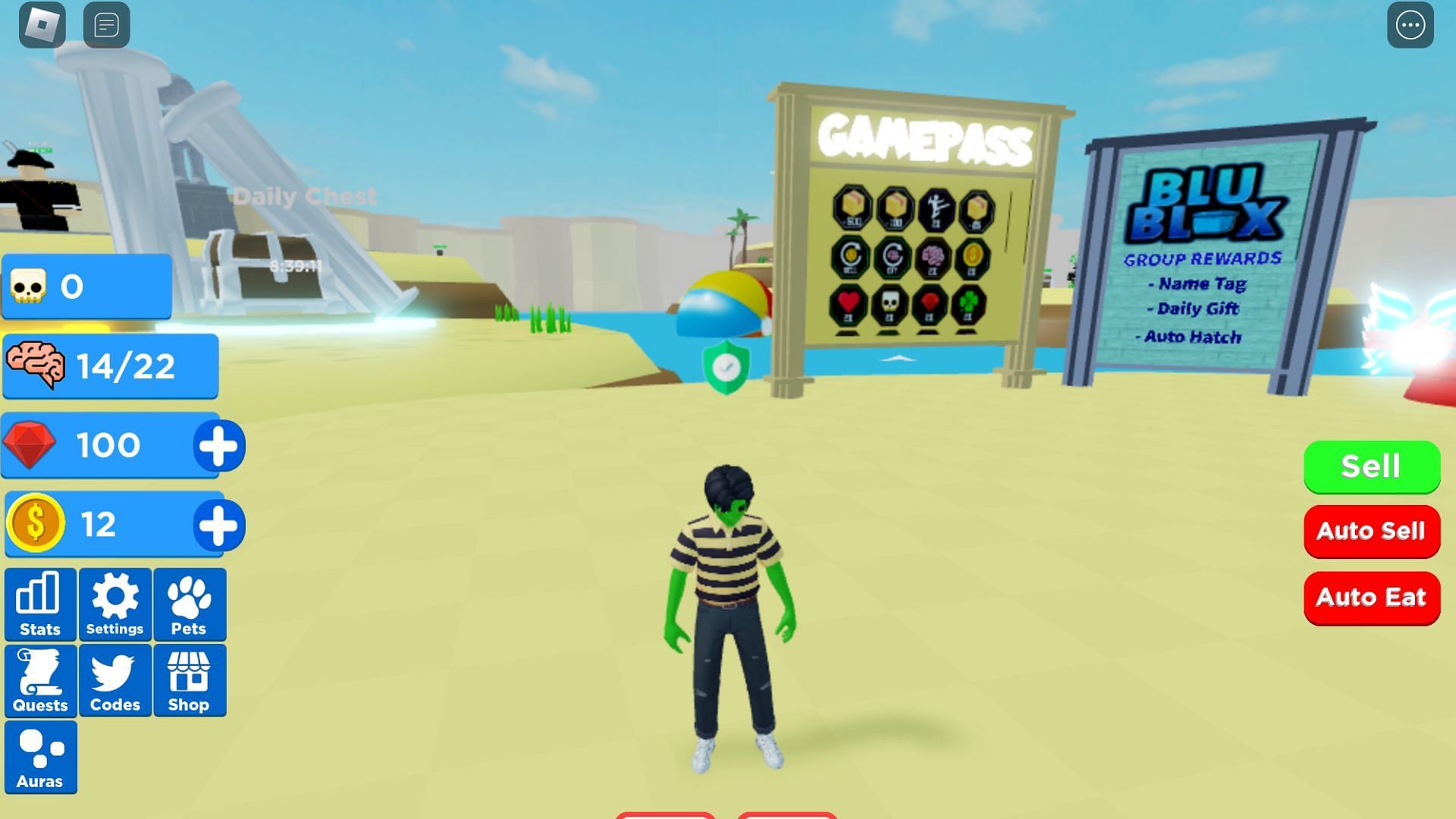 Start playing the game (Image via Roblox)