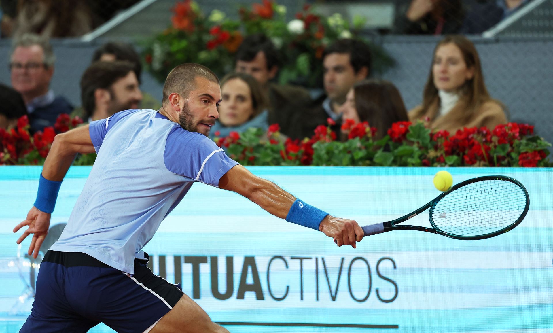 Borna Coric at the 2024 Madrid Open.