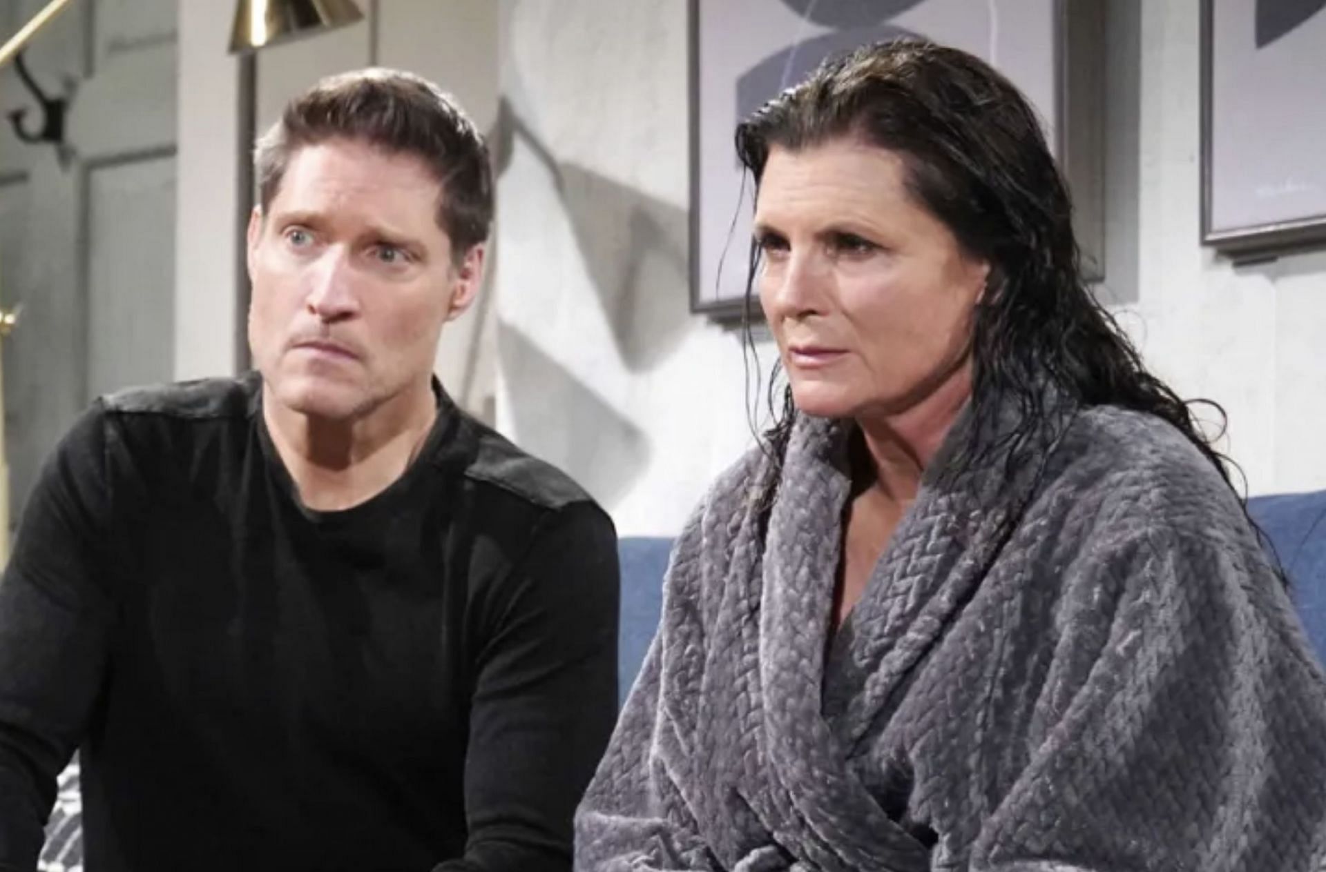 A still of Sheila and Deacon from The Bold and the Beautiful. (Image via CBS)