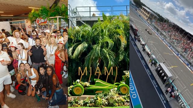 Additional photos of Hunt's weekend in Miami at the Grand Prix.