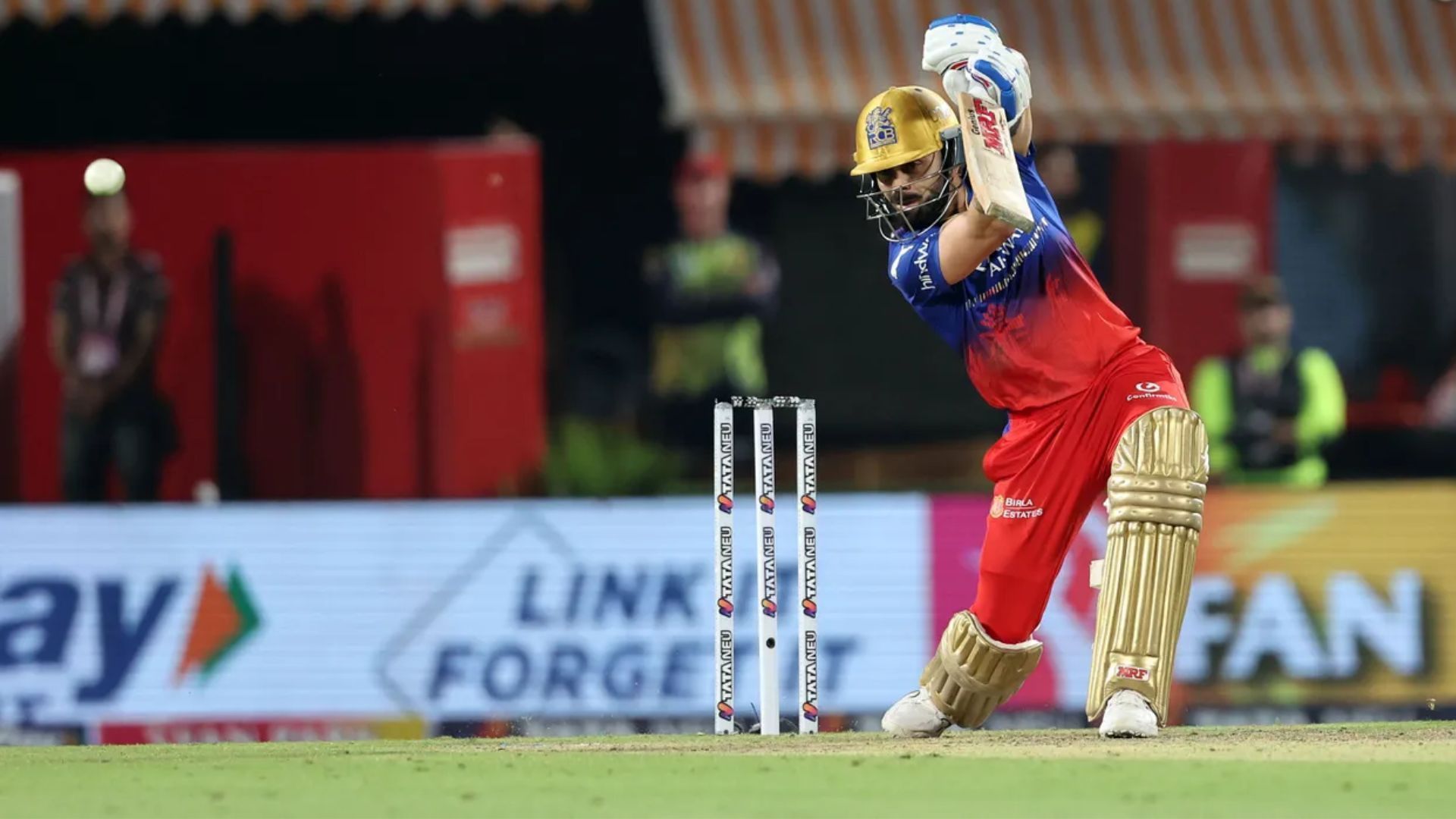 Virat Kohli in action against PBKS in IPL 2024 on Thursday