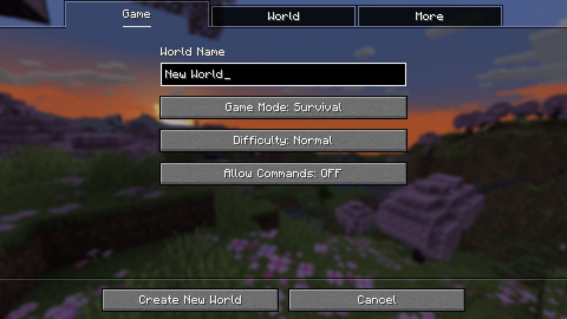 Players need to create a new world to find new features much sooner (Image via Mojang Studios)