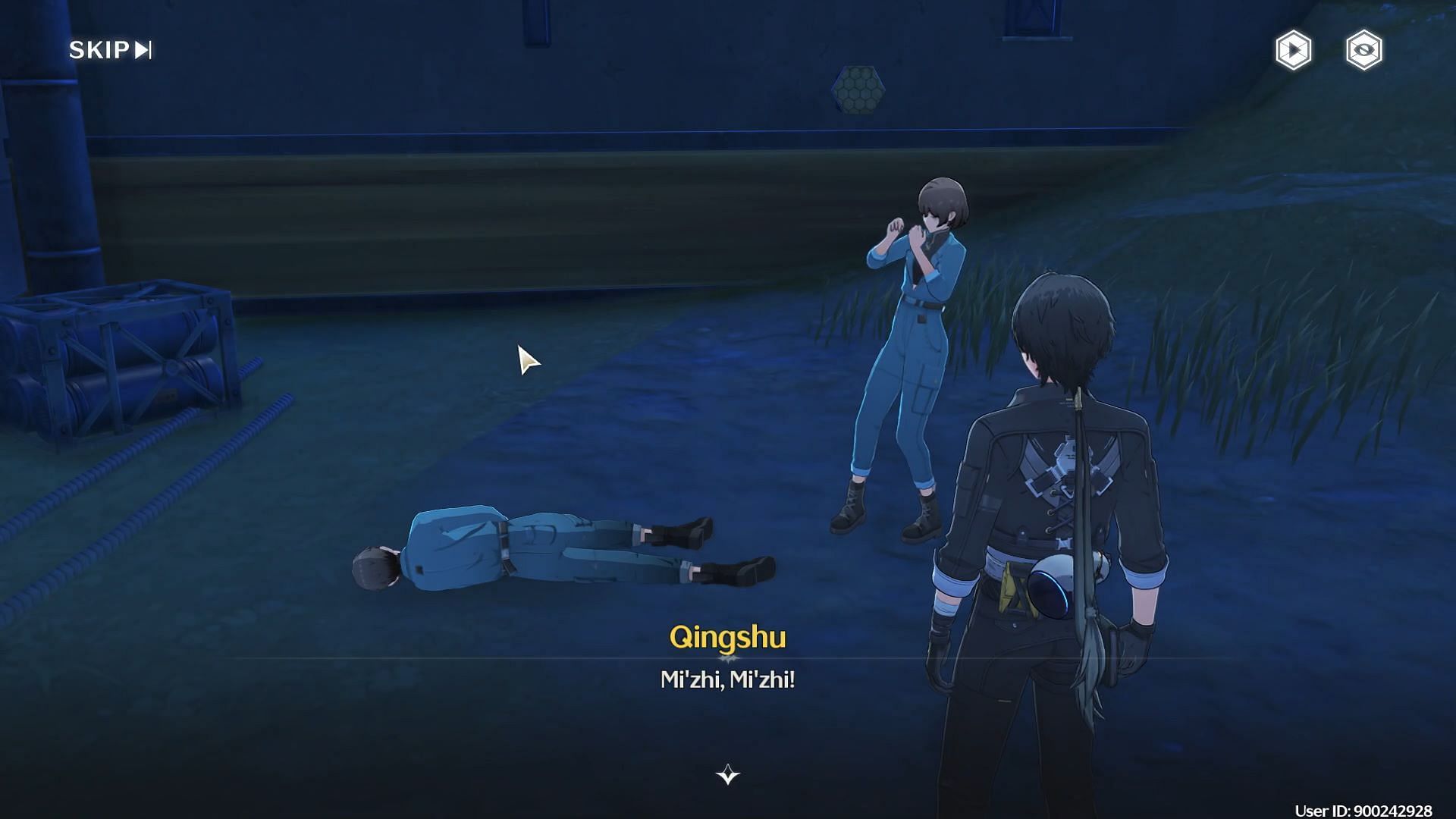 Find an unconscious Mizhi (Image via Kuro Games)