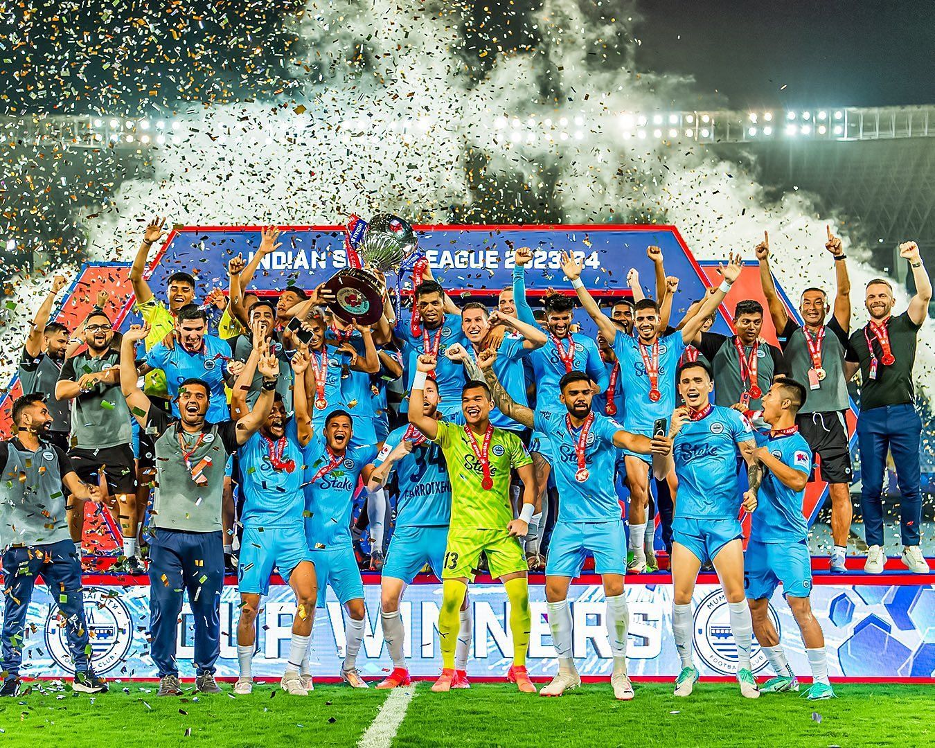 Mumbai City FC lift the ISL 2023-24 Cup