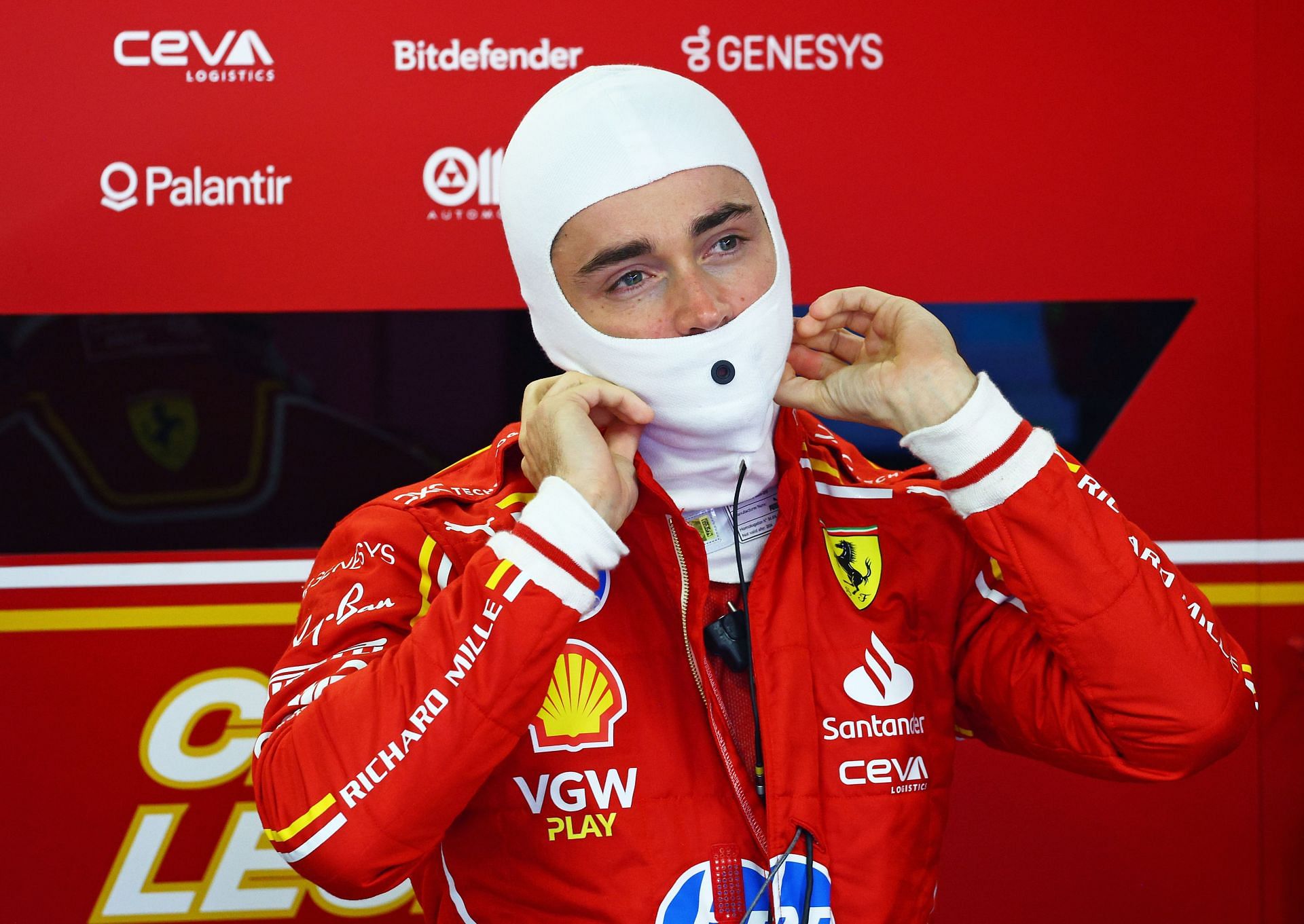 Charles Leclerc at the Monaco GP