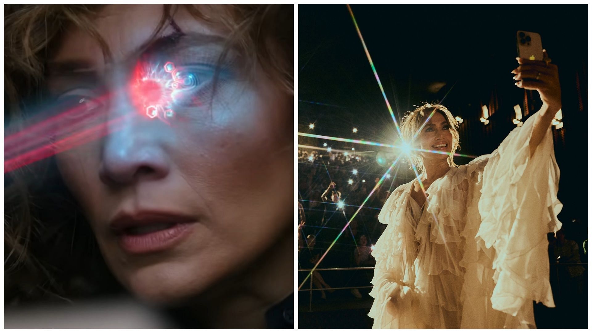 Jennifer Lopez opened up about the dangers of AI (Image via YouTube/Netflix, Instagram/@jlo)