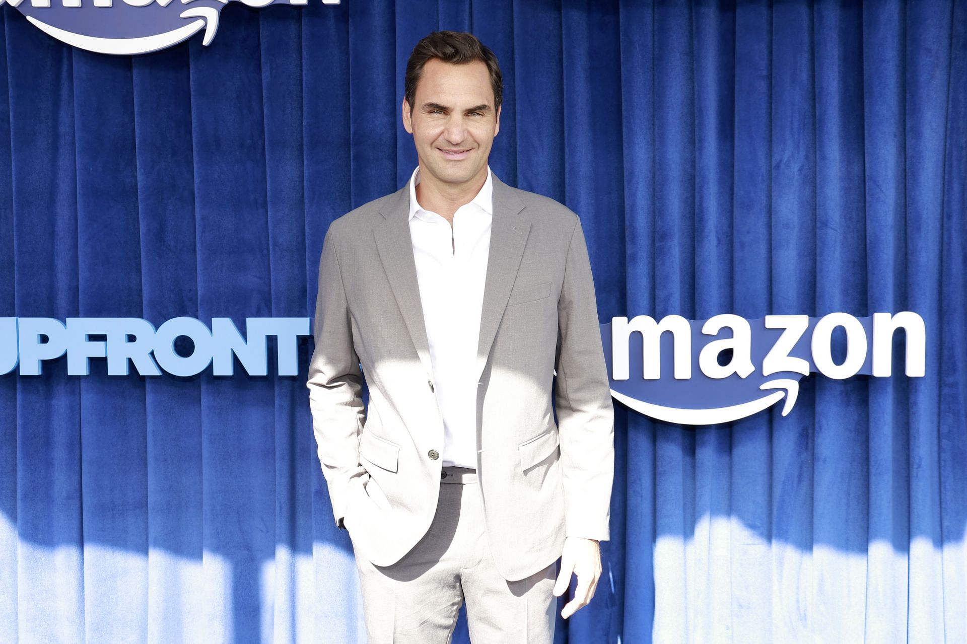 Roger Federer at the Amazon MGM Studios And Prime Video Upfront