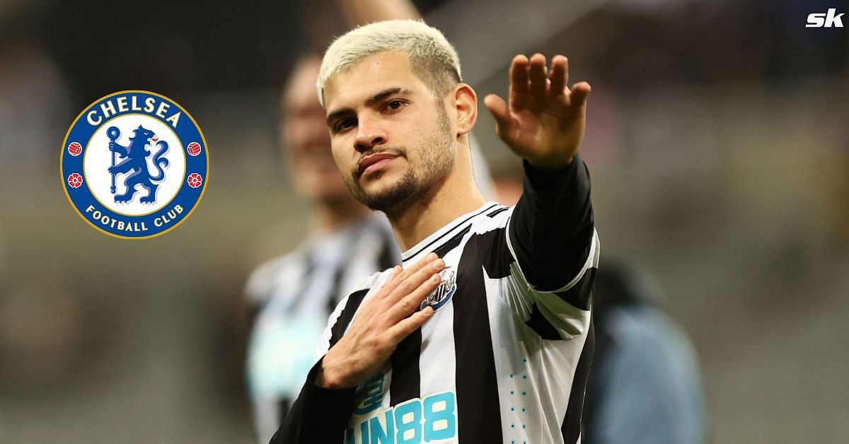 Newcastle United midfielder Bruno Guimaraes 
