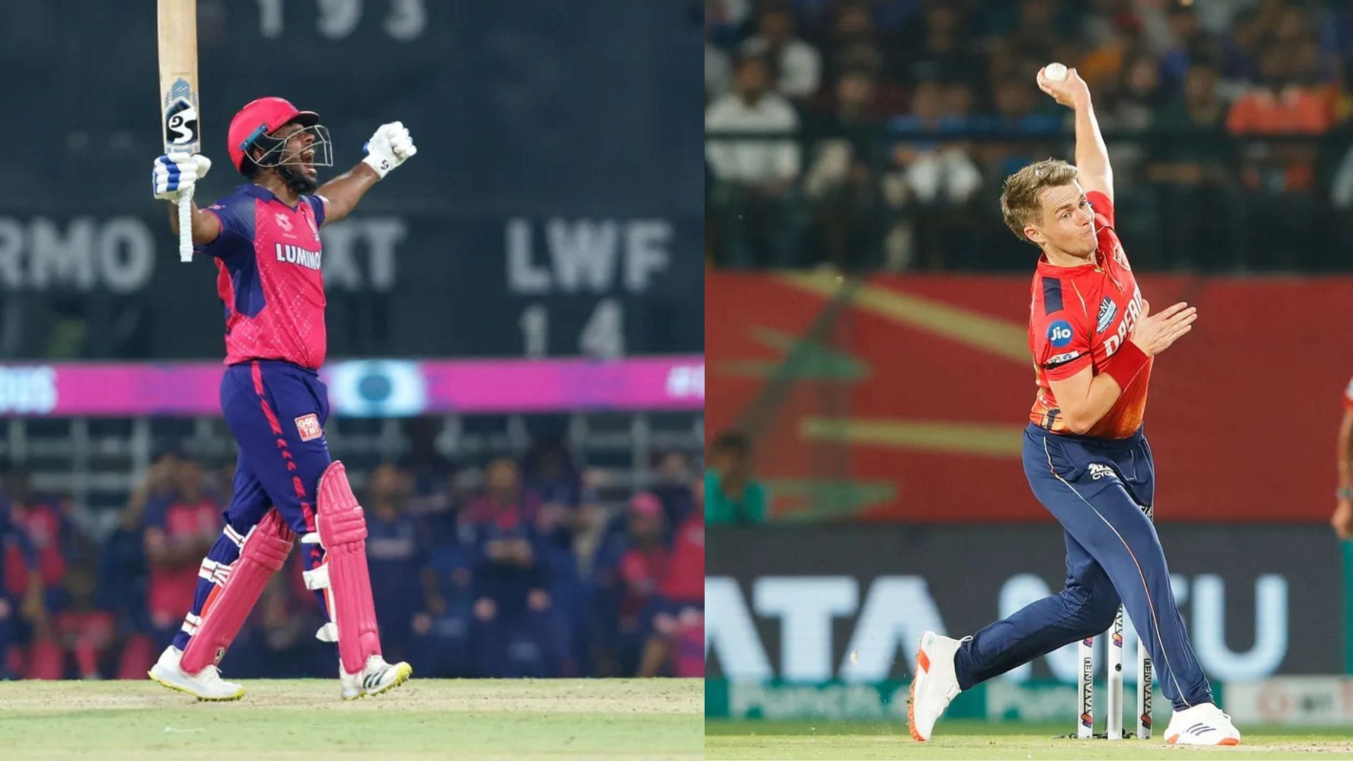 Sanju samson (L) &amp; Sam Curran will want to lead their teams by example