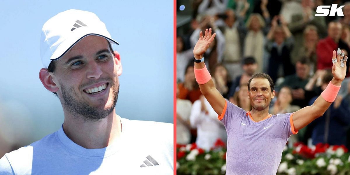 Dominic Thiem and Rafael Nadal