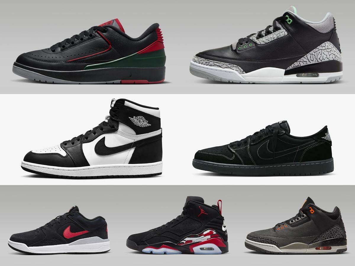 Best black Air Jordan sneakers of all time
