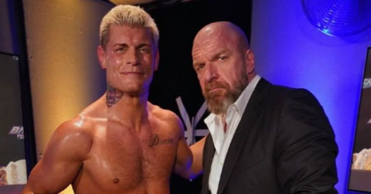 Cody Rhodes with Triple H at WWE Backlash France [Image takemn from HHH