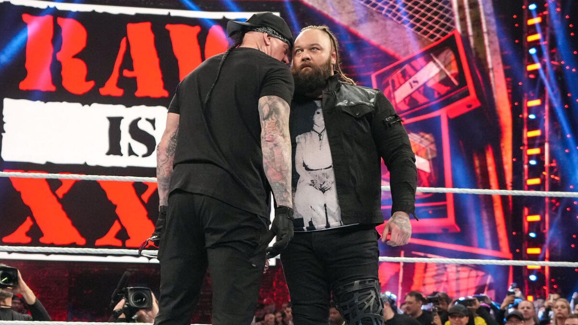 Bray Wyatt (right) passed away in August 2023 at the age of 36