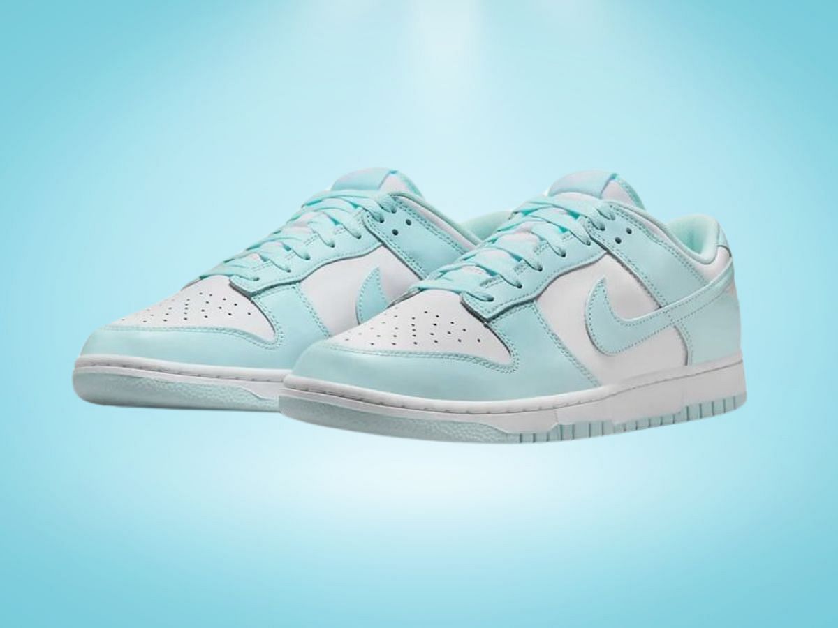 Nike Dunk Low White Glacial Blue sneakers