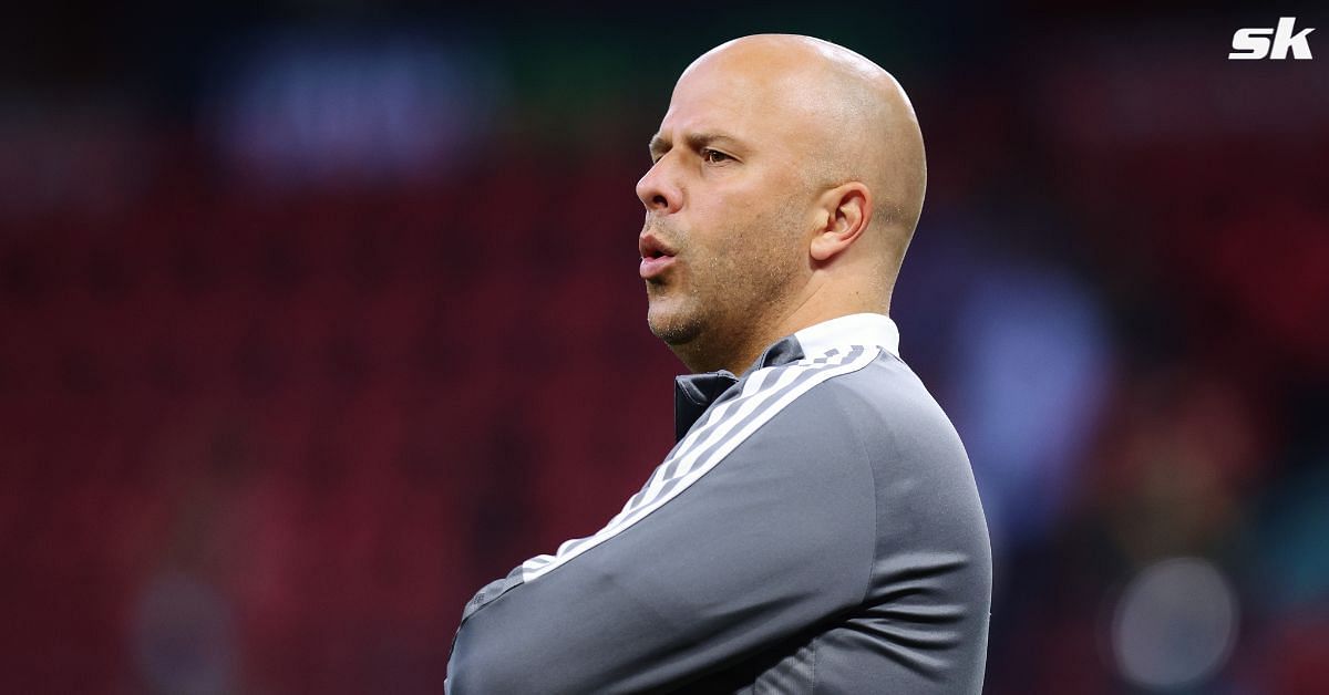 Feyenoord manager Arne Slot looks on during a match.