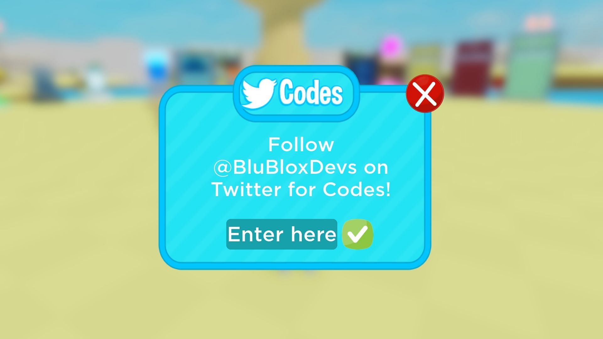 Redeem code here (Image via Roblox)