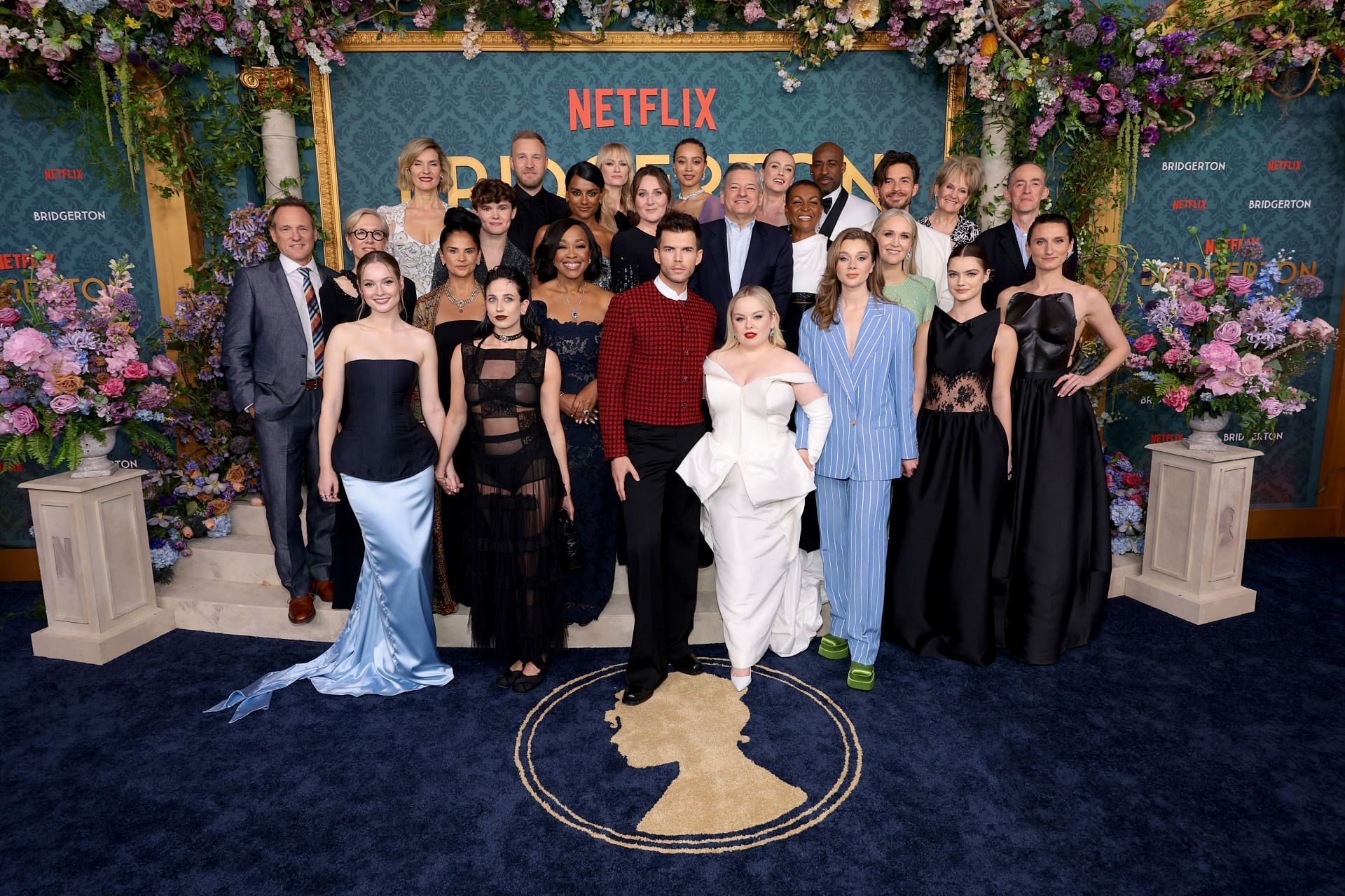 Season 3 cast (Image via Dimitrios Kambouris/Getty Images for Netflix)