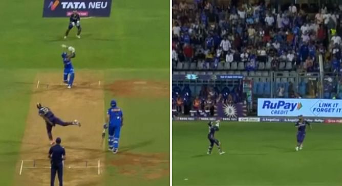 [Watch] Phil Salt takes sky-high catch to dismiss Suryakumar Yadav in MI vs KKR IPL 2024 match