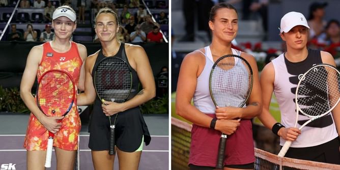 Aryna Sabalenka dismisses clear separation of WTA Tour into a Big-3 with her, Iga Swiatek & Elena Rybakina and rest of the players