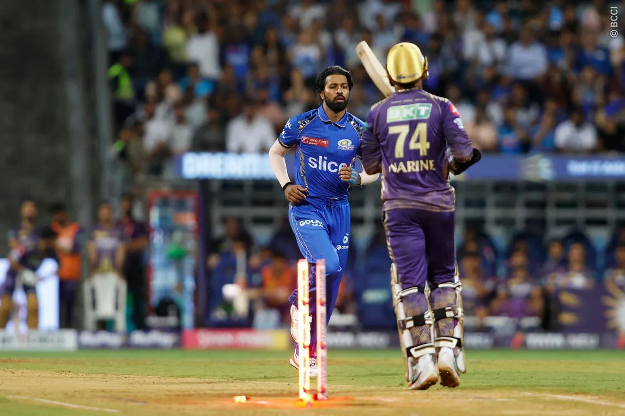 Hardik Pandya Sunil Narine 