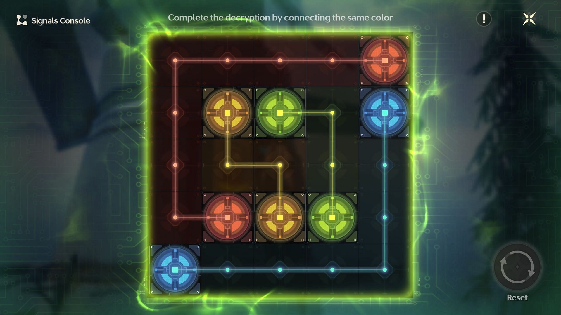 Connect the matching colors (Image via Kuro Games)