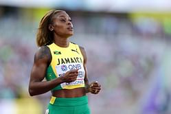 WATCH: Fastest woman alive Elaine Thompson-Herah testing the 100m blocks ahead of the 2024 Prefontaine Classic
