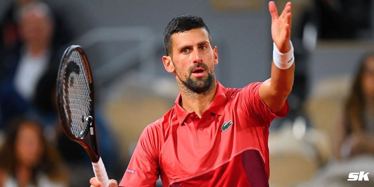 Novak Djokovic advances to second round of the 2024 French Open. GETTY