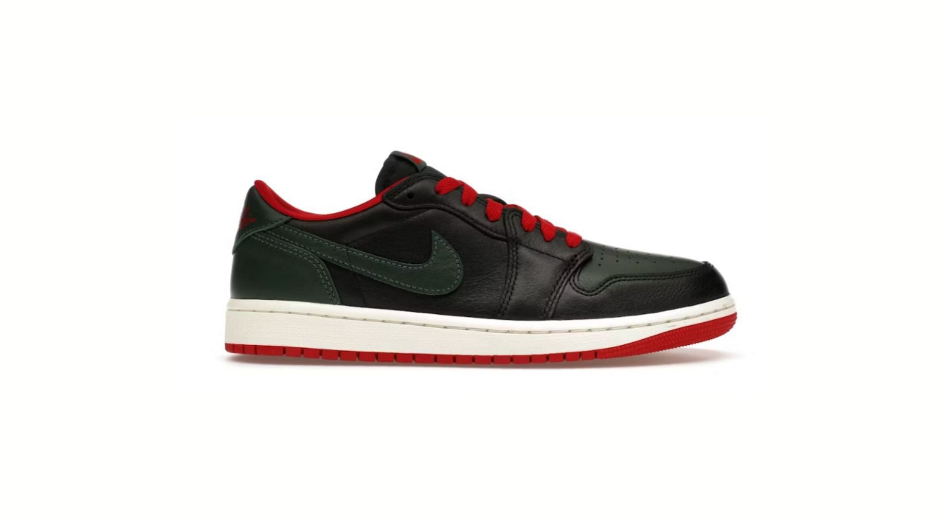 The Air Jordan 1 Low Gorge Green (Image via Stock X)