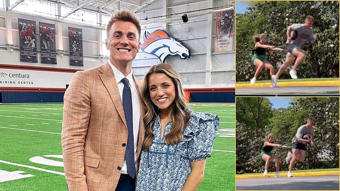 Bo Nix's wife Izzy whips Broncos star into shape as QB preps for rookie minicamp