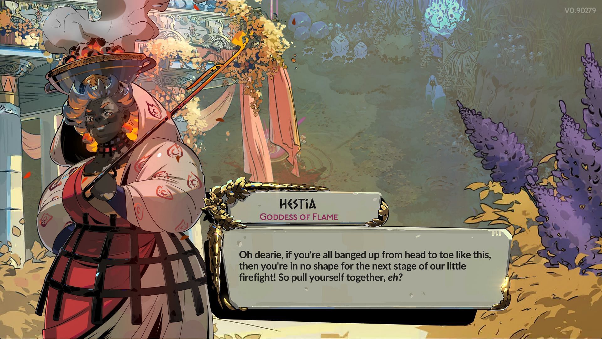 Hestia&#039;s boons in Hades 2 mostly involve dealing damage over time (Image via Sportskeeda || Supergiant Games)