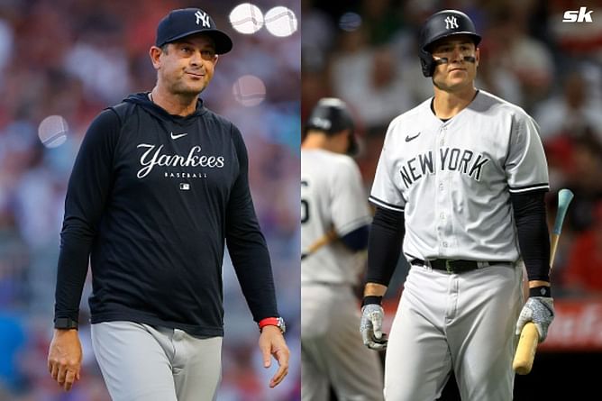 "He's still great over there” - Aaron Boone backs Anthony Rizzo after his 'uncharacteristic' 8th inning error during Yanks' loss vs. Angels