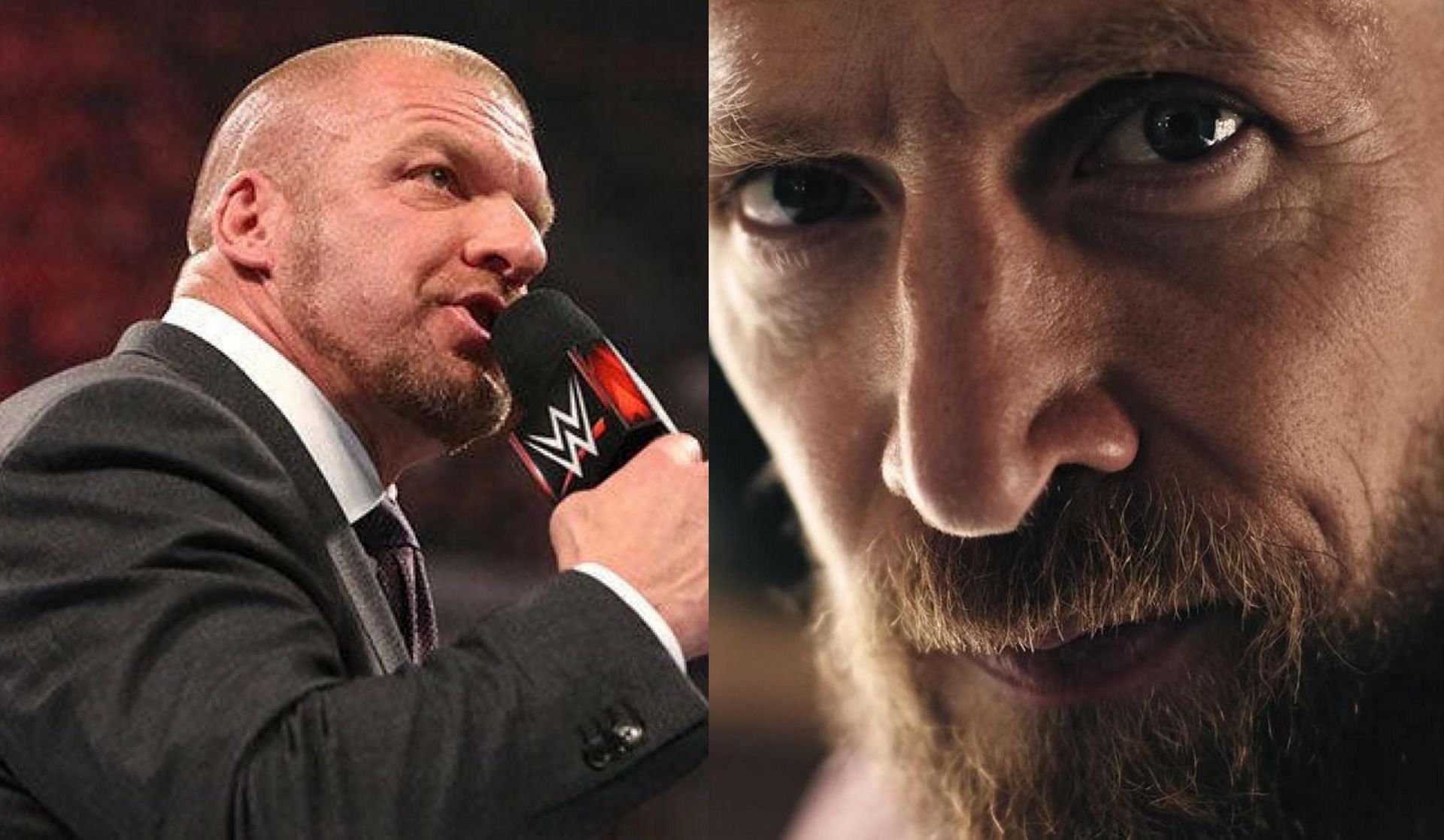 Triple H (left), Bryan Danielson (right) 