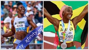 "To be in a race with her it's amazing" - Shericka Jackson is all praises for Shelly-Ann Fraser-Pryce as she is set to compete in her final Olympics