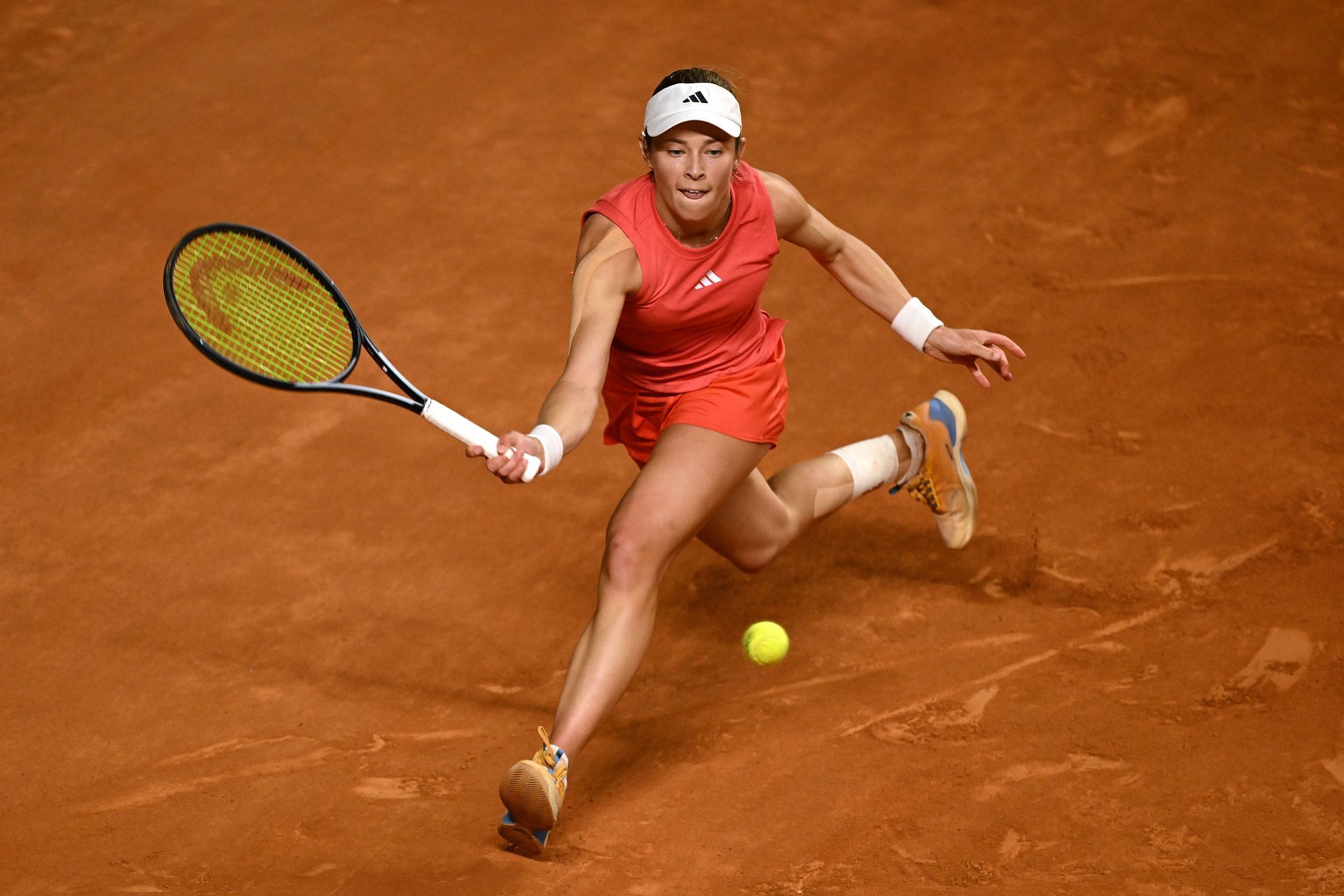 Katie Volynets at the 2024 Italian Open. (Photo: Getty)