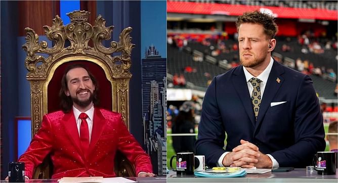 "Young LeBron would be the greatest tight end in history" - Nick Wright responds to JJ Watts' roast of Austin Rivers over NFL-NBA player comparison