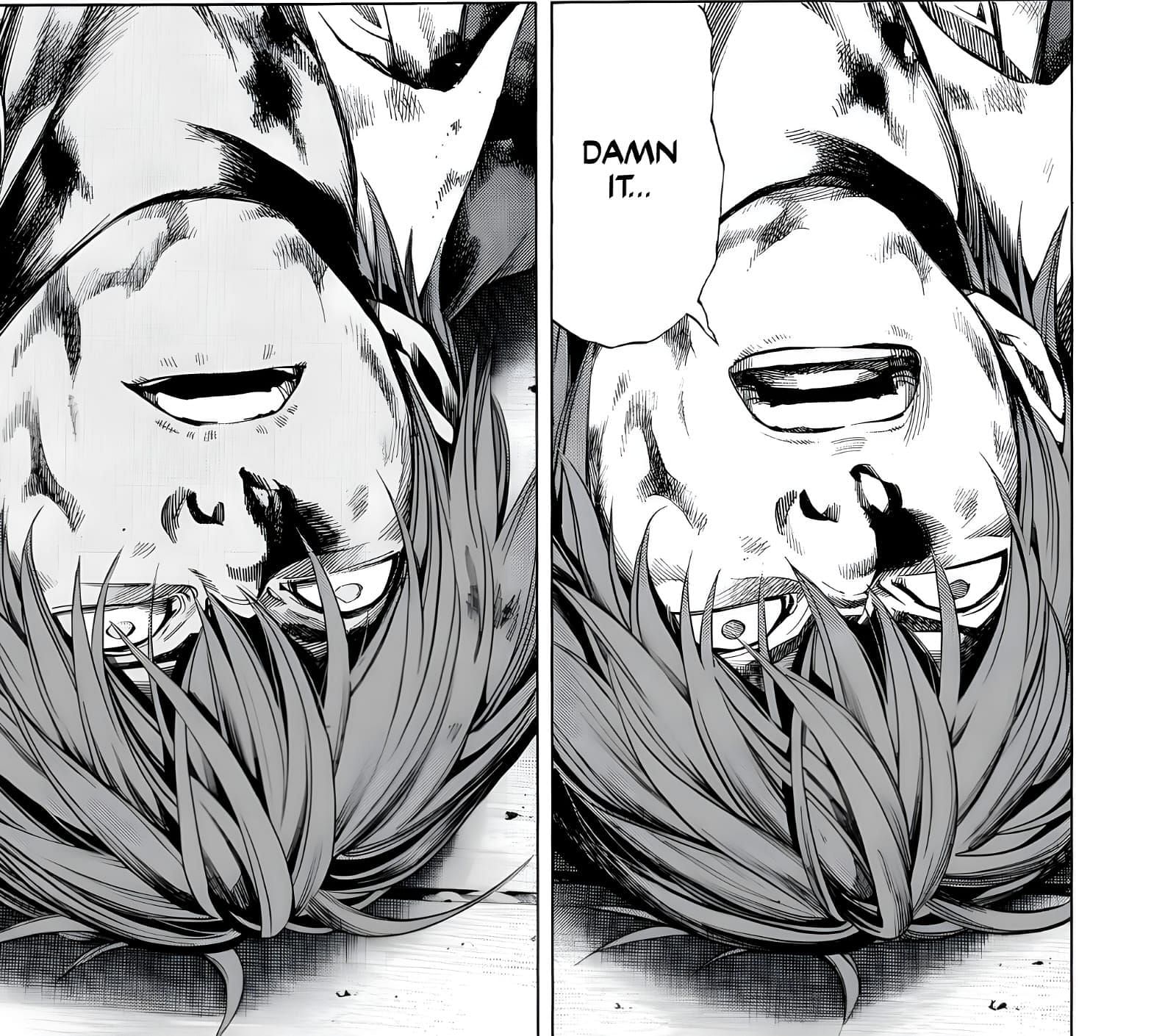 Light&#039;s death in the manga (Image via Takeshi Obata/Shueisha)