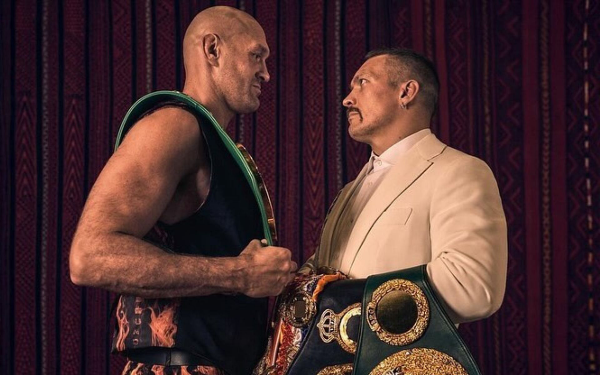 Tyson Fury (left) vs. Oleksandr Usyk (right) will grant boxing it