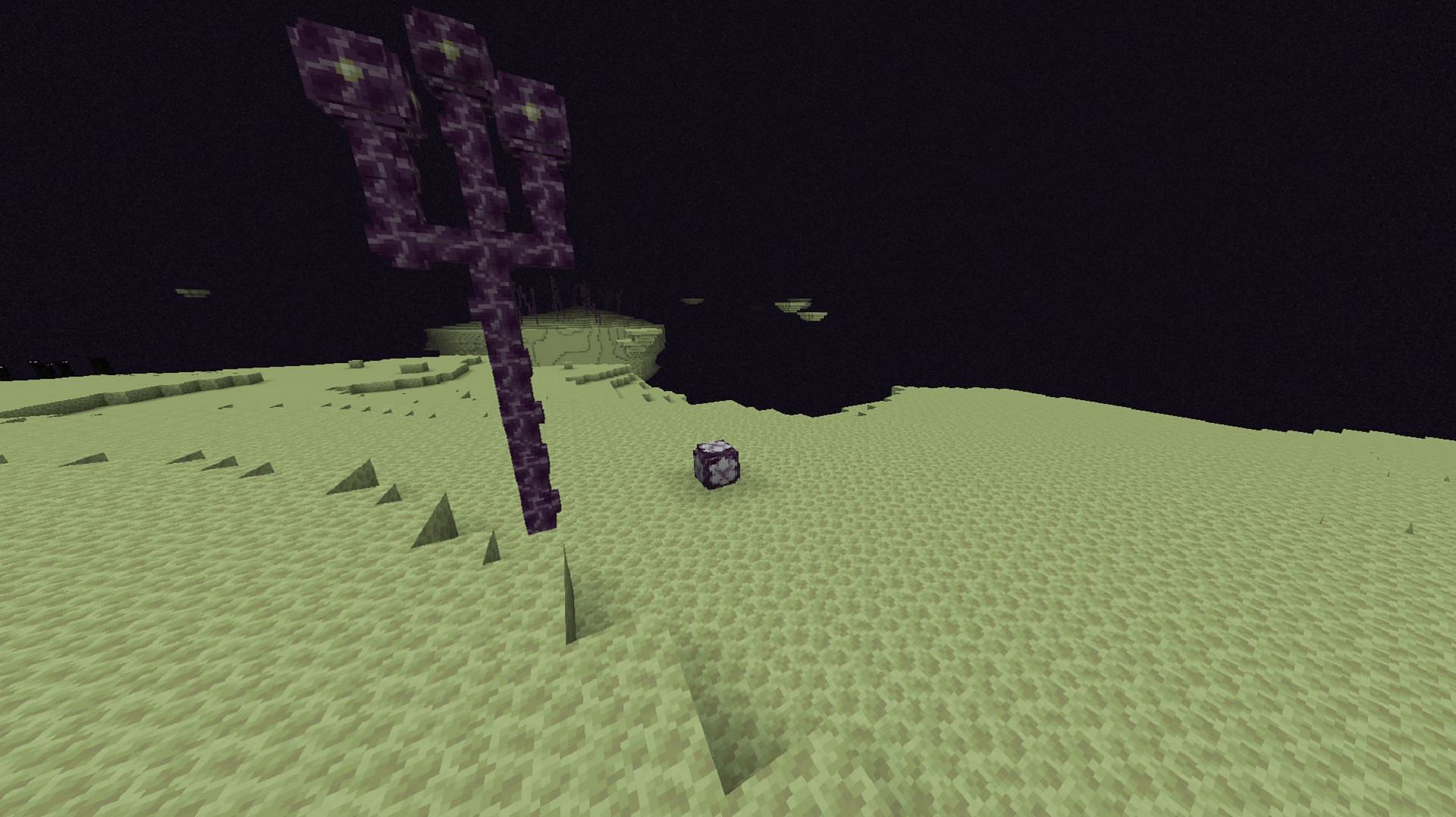 The End&#039;s terrain is pretty average in Minecraft and could use some variations (Image via Mojang)
