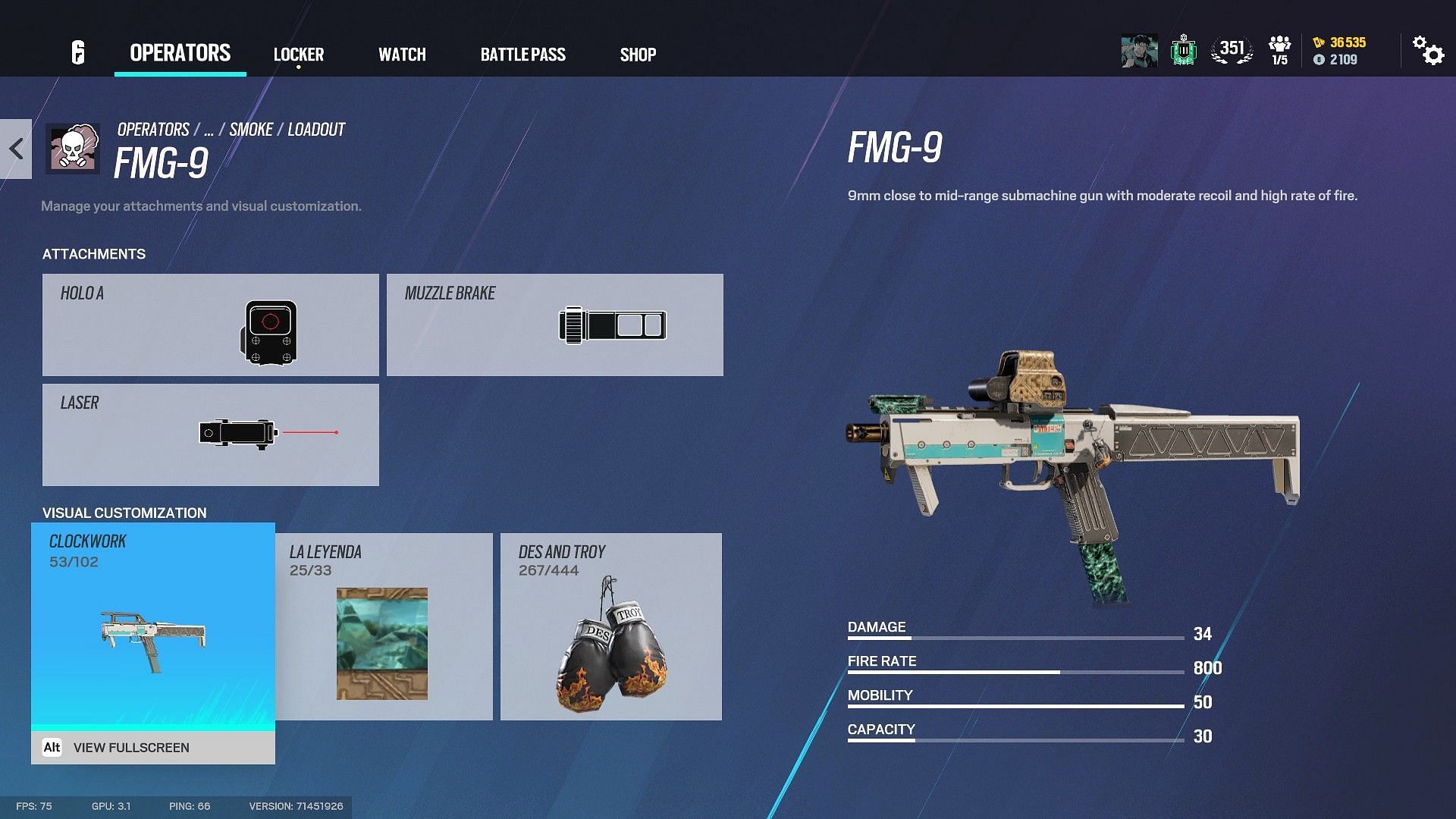 FMG-9 is another great choice of weapon. (Image via Ubisoft)