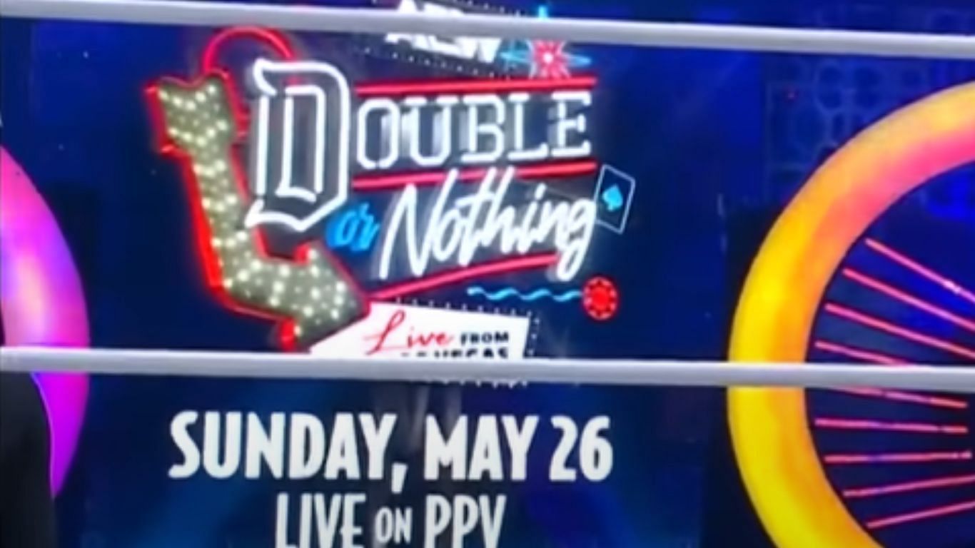 AEW Double or Nothing is set to take place on May 26