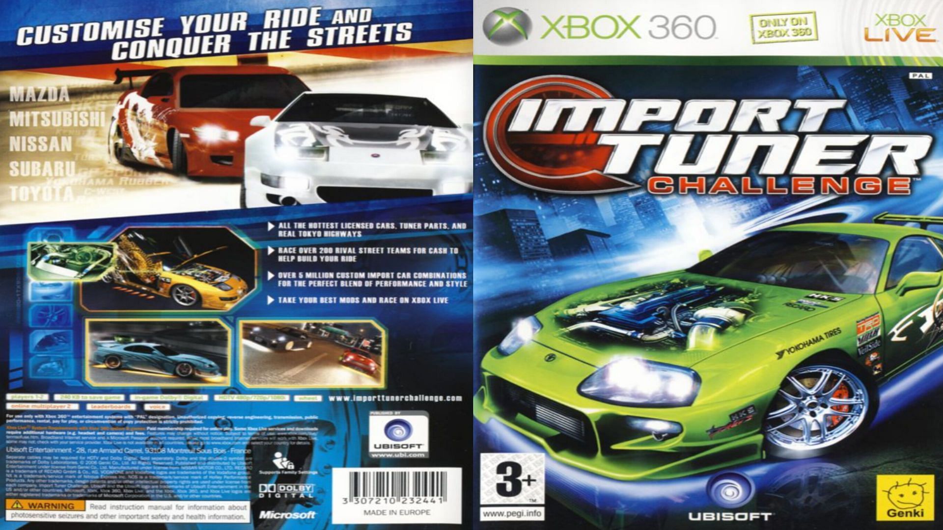 Import Tuner Challenge is a hidden gem from the Xbox 360 (Image via Genki)