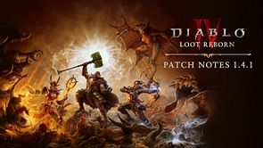 Diablo 4 patch notes for version 1.4.1: Masterworking and Scattered Prism drop changes, UI fixes, and more
