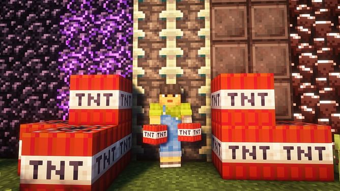 List of blocks resistant to explosion in Minecraft