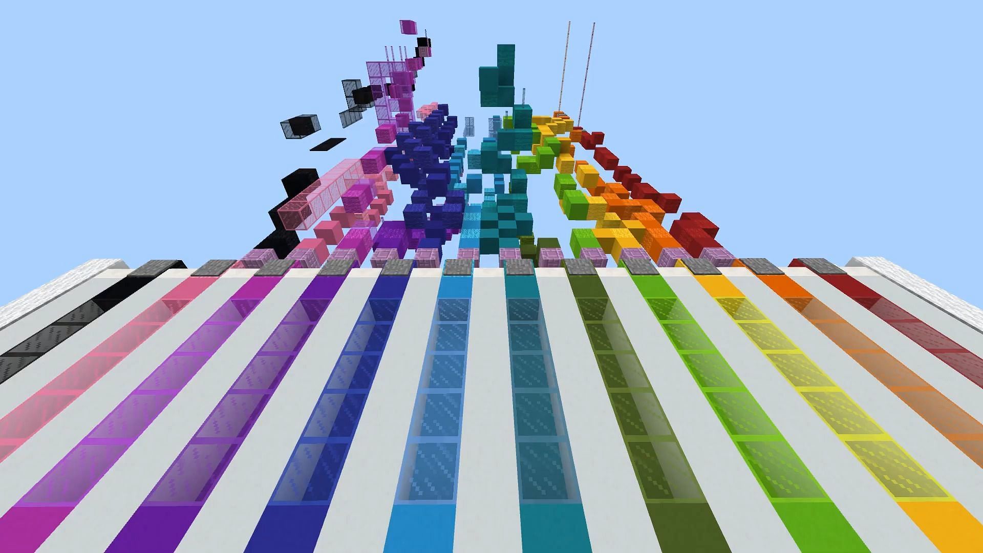 12UN combines the Minecraft pastimes of parkour and speedrunning (Image via Flugxe/YouTube)
