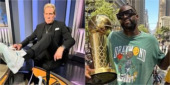 "All time cheap shot artist" - Skip Bayless criticizes Draymond Green's newfound broadcasting gig highlighting his altercations
