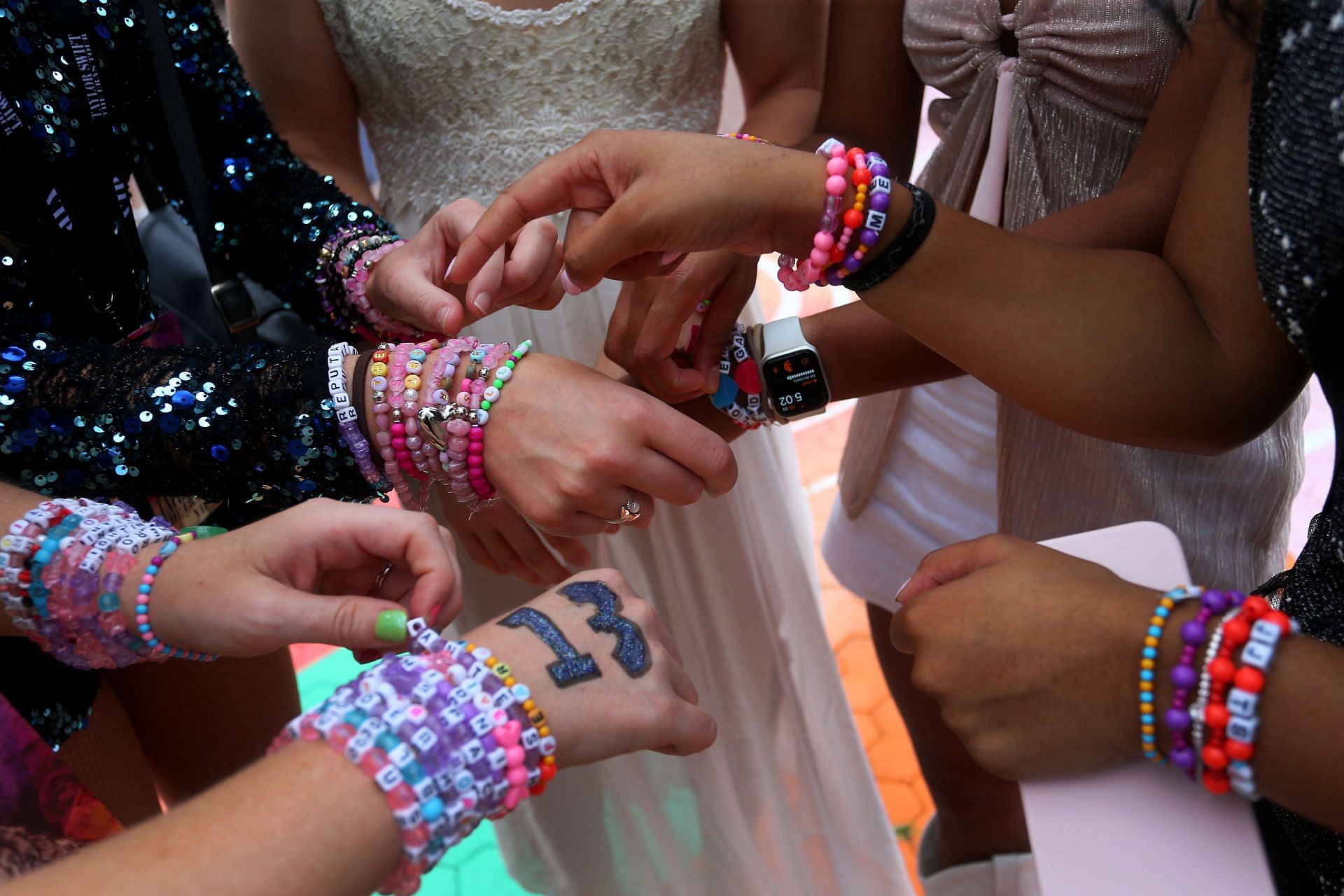 Taylor Swift Fans Gather Outside Concert Venue In Sydney (Photo by Lisa Maree Williams/Getty Images)