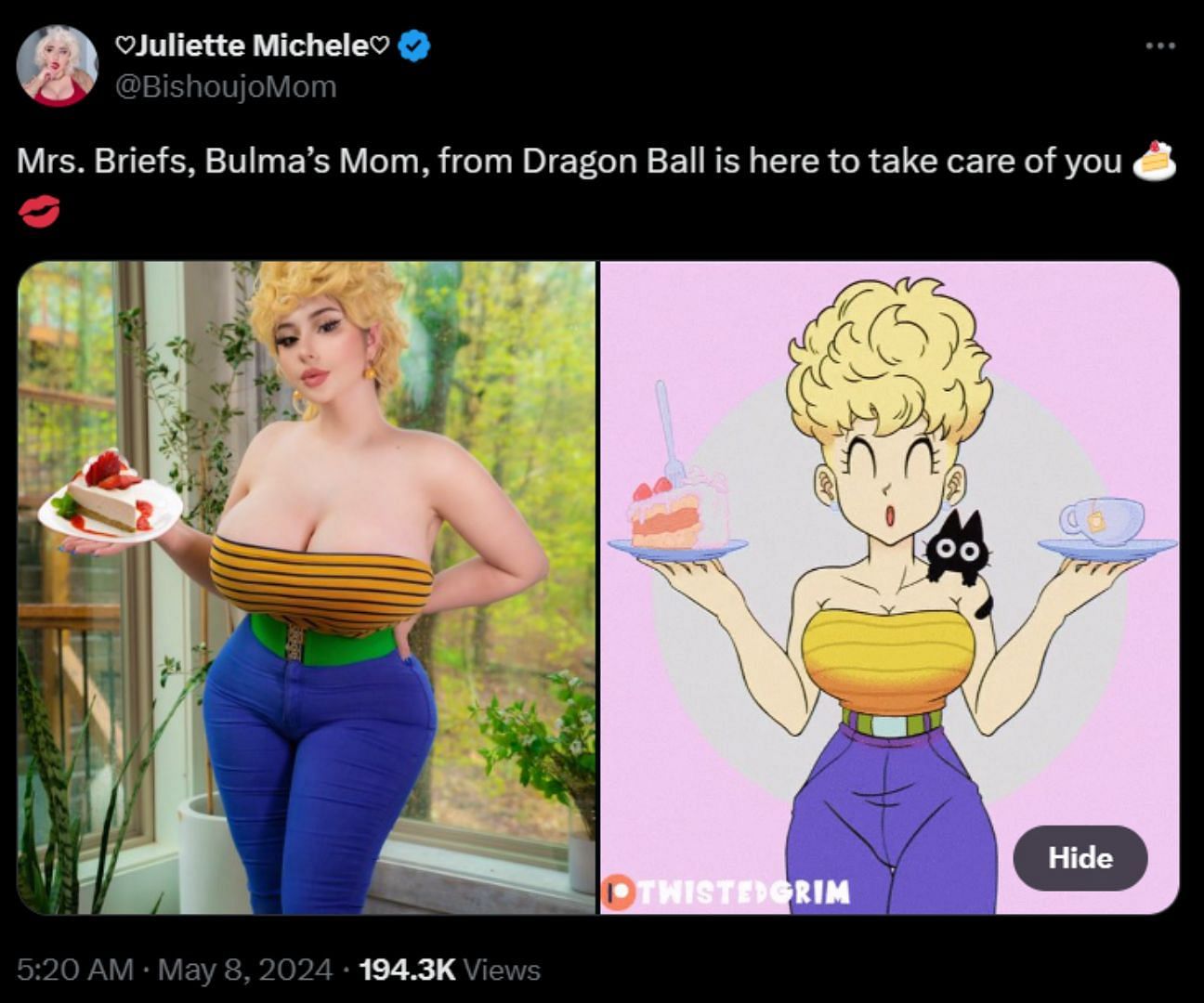 Dragon Ball cosplay brings Mrs. Briefs to life in jaw-dropping fashion