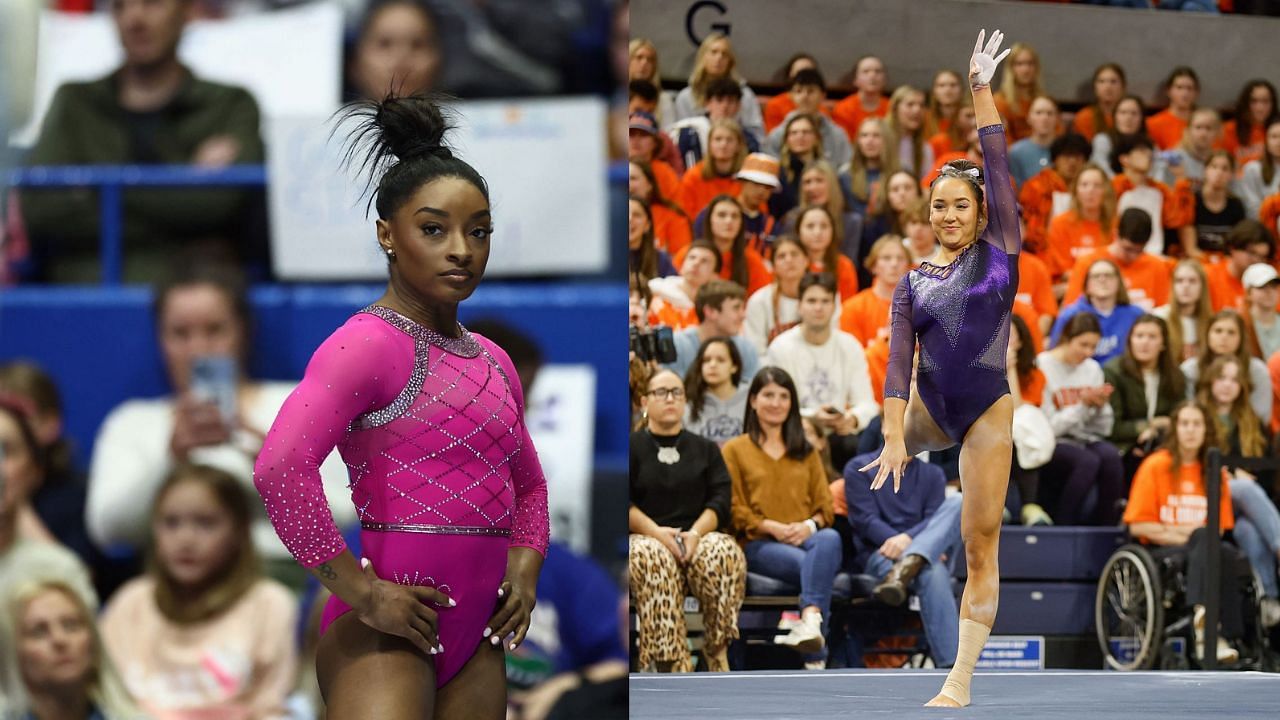 When Aleah Finnegan stood up for Simone Biles (Image Source: Getty)