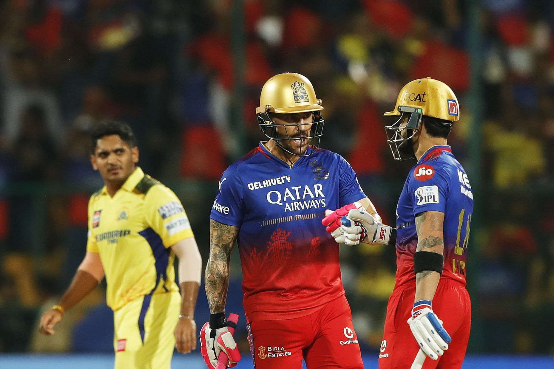 Faf du Plessis and Virat Kohli. (Credits:BCCI/IPL)