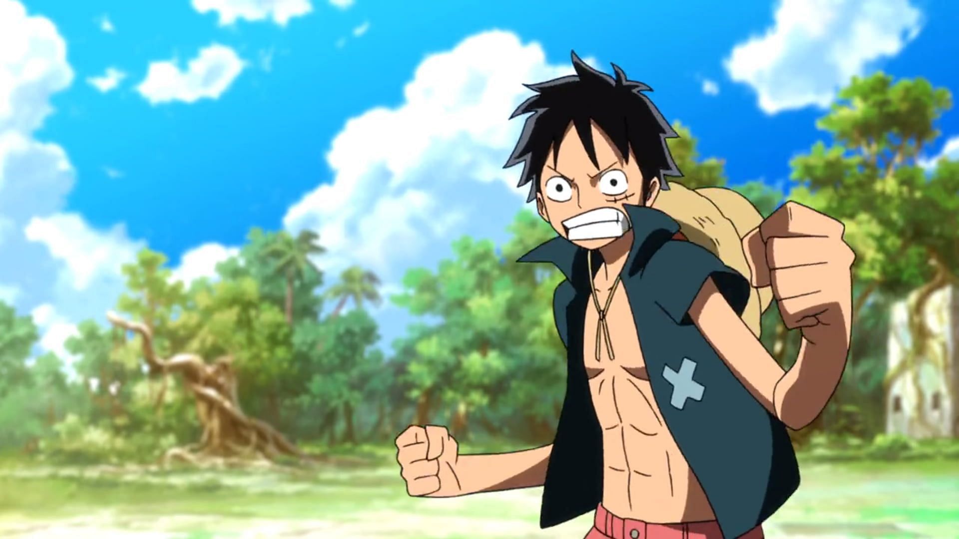Monkey D. Luffy as shown in the One Piece anime series (Image via Toei Animations)